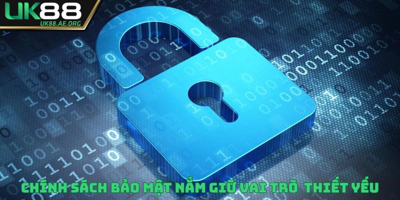 Chính sách bảo mật nắm giữ vai trò đặc biệt thiết yếu